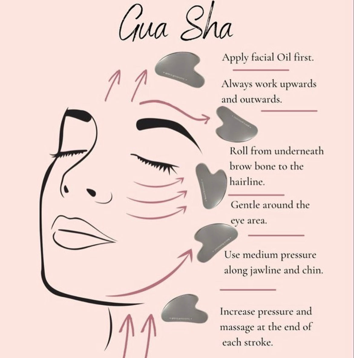 White Jade Gua Sha Tool